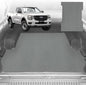 6D Diamond Ute Tub Mat for Ford Ranger Super Cab 2022-Current (with Spary On Liner or No Liner) - Grey