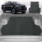 Ute Tub Mat for Nissan Navara Dual Cab NP300/D23 STX W/O Rear Cup 2015-Current (w Plastic Tub Liner)-Grey