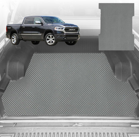 6D Diamond Ute Tub Mat for RAM 1500 Limited (DT) 2019-Current with rambox - Grey