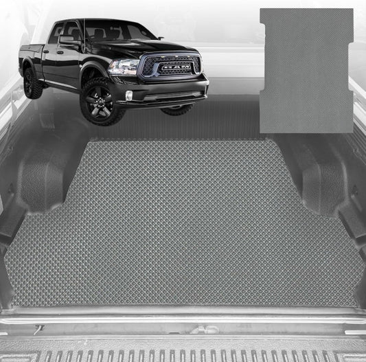 6D Diamond Ute Tub Mat for RAM 1500 Express (DT) 2019-Current Without rambox 6ft 4in Bed Length - Grey