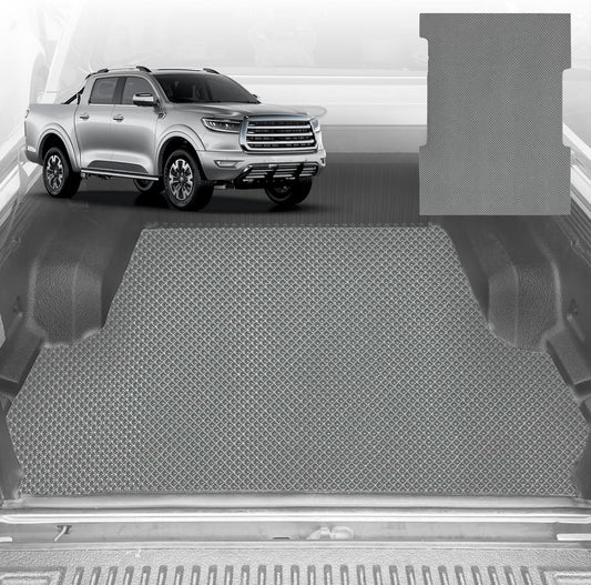 6D Diamond Ute Tub Mat for GWM Haval Great Wall Cannon Ute NPW 2019-Current - Grey