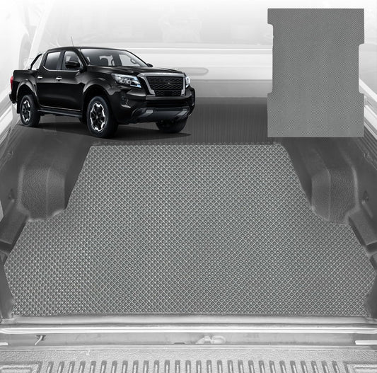 Ute Tub Mat for Nissan Navara Dual Cab NP300/D23 STX (Without Rear cup)2015-Current (w Spray on Liner or no Liner)-Grey