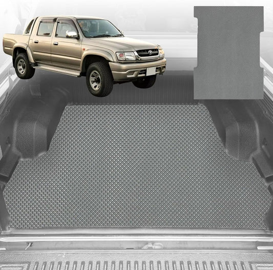 6D Diamond Ute Tub Mat for Toyota Hilux Double Cab 1997-2005 (with Spray On Liner or No Liner) - Grey