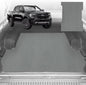 6D Diamond Ute Tub Mat for Ford Ranger Dual Cab 2022-Current (with Factory Plastic Tub Liner) - Grey