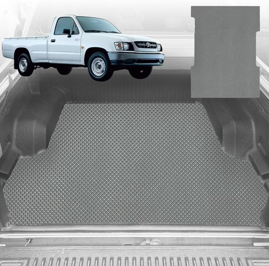 6D Diamond Ute Tub Mat for Toyota Hilux Single Cab 2005-Current (With Spray On Liner or No Liner) - Grey