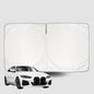 Windscreen Sun Shade for BMW 4 Series Gran Coupe (G26)2021-Current Universal Fit Window Visor UV Block