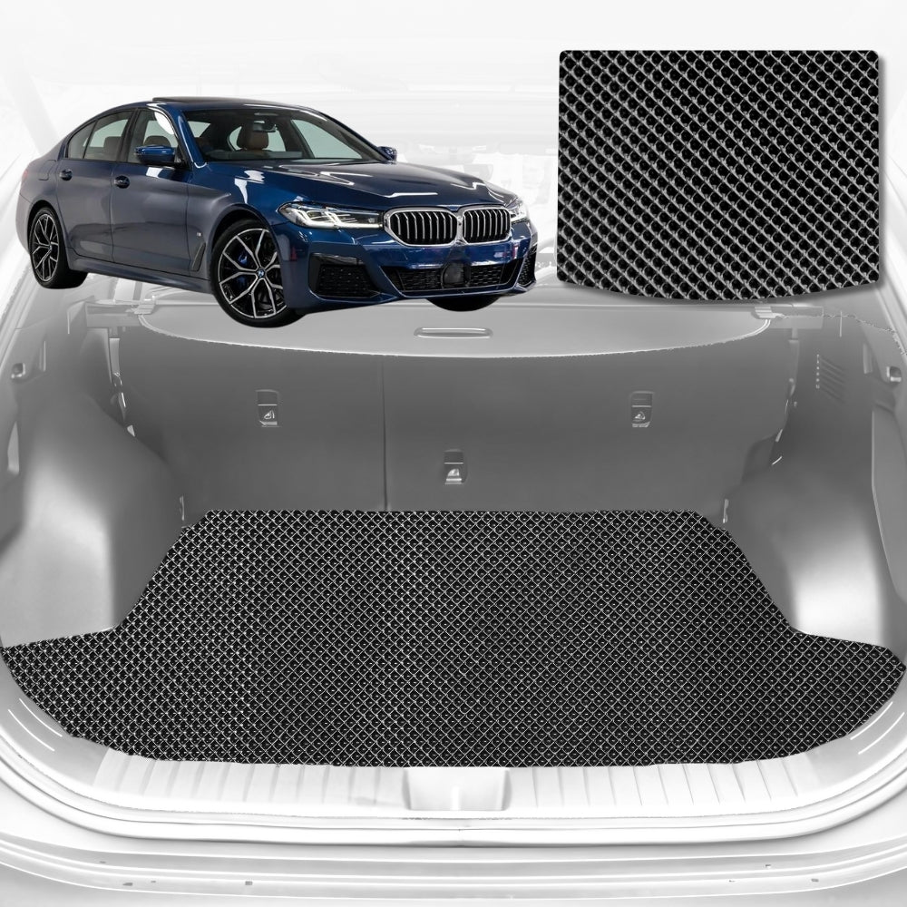 6D Diamond Car Boot Mat for BMW 5 Series (F07 F10 F11)2010-2016 Hatch | Heavy Duty Carpet Liner