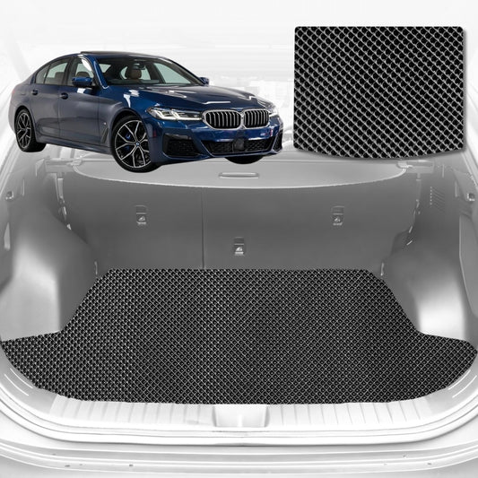 6D Diamond Car Boot Mat for BMW 5 Series (F07 F10 F11)2010-2016 Hatch | Heavy Duty Carpet Liner