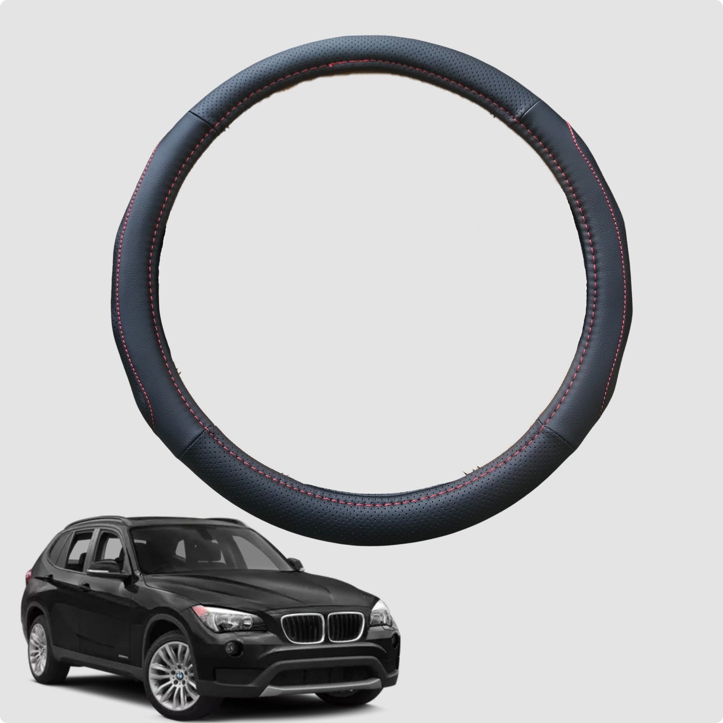 Steering Wheel Cover for BMW X1 2009-2015 (E84) 38CM | Circle