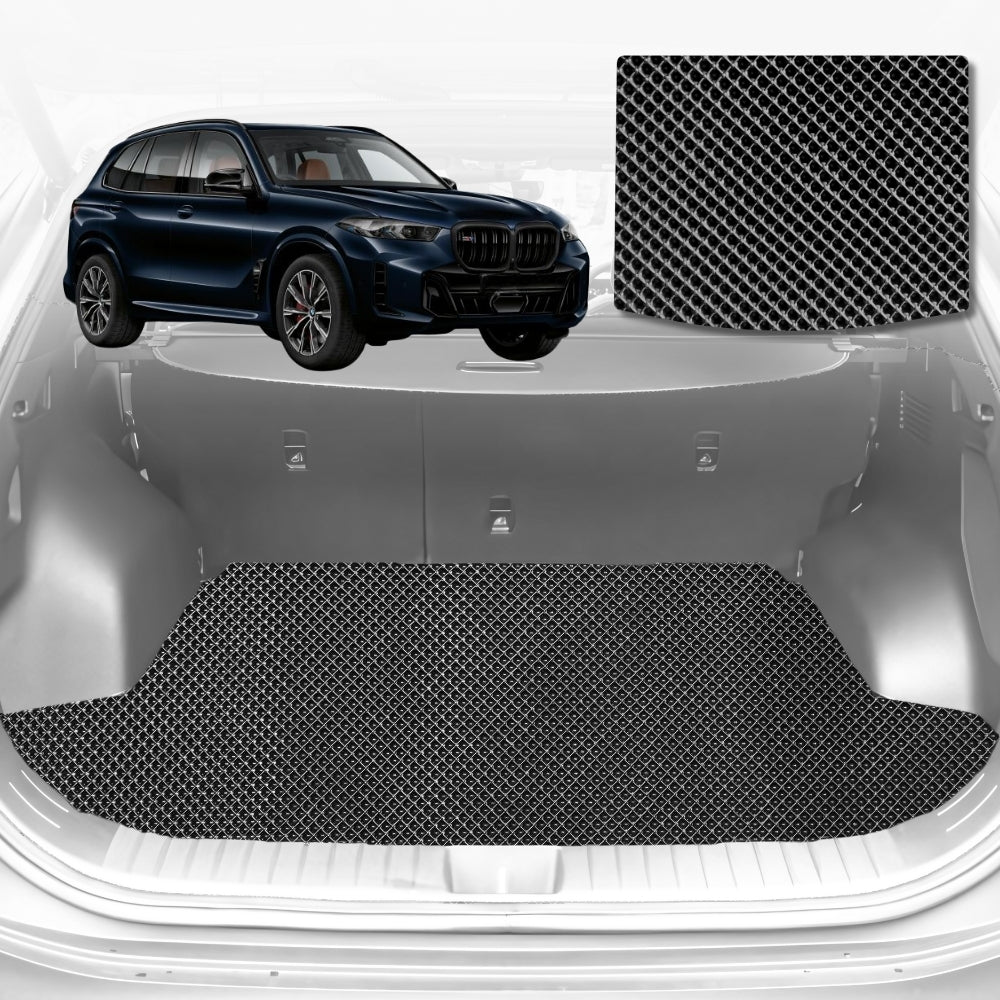 6D Diamond Car Boot Mat for BMW X5 (G05)2018-Current-Cargo Mat-Black-Outback GT