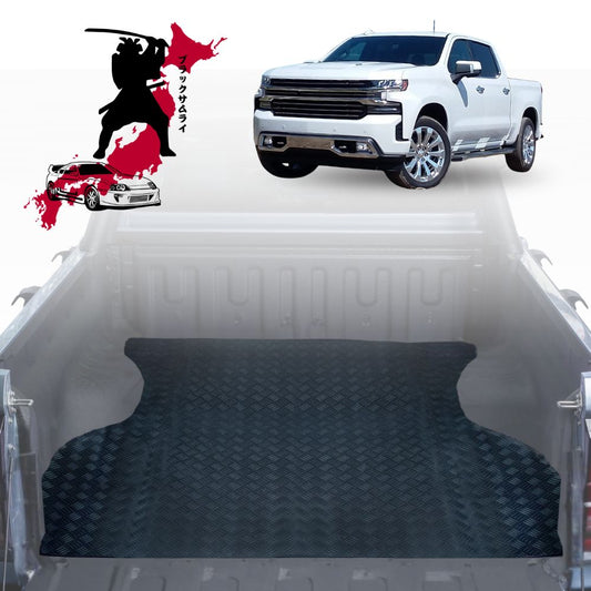 Black Samurai UTE Tub Mat Tray Liner for Chevrolet Silverado 2019 - Current (GMT T1XX)