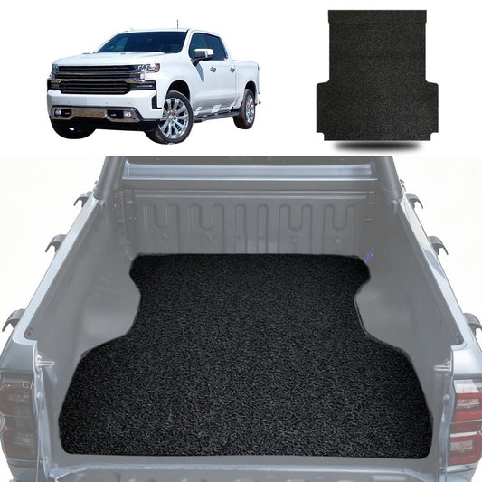 Honeycomb UTE Tub Mat Tray Liner for Chevrolet Silverado 2019 - Current (GMT T1XX) - Black