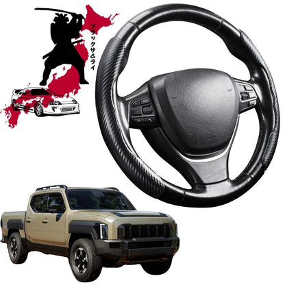 Black Samurai Segmented Steering Wheel Cover for Kia Tasman 2025 - Current