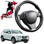 Black Samurai Segmented Steering Wheel Cover for BMW X3 2011 - 2017 (F25)