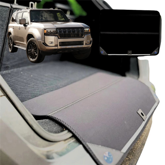 Rear Cargo Boot Bumper Protector for Toyota LandCruiser Prado 2024 - Current - XL (98 x 55) - Black
