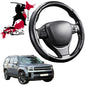 Black Samurai Segmented Steering Wheel Cover for Hyundai Santa Fe Hybrid 2024 - Current (6 Seater)