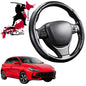 Black Samurai Segmented Steering Wheel Cover for MG 3 2024 - Current (Hybrid+)