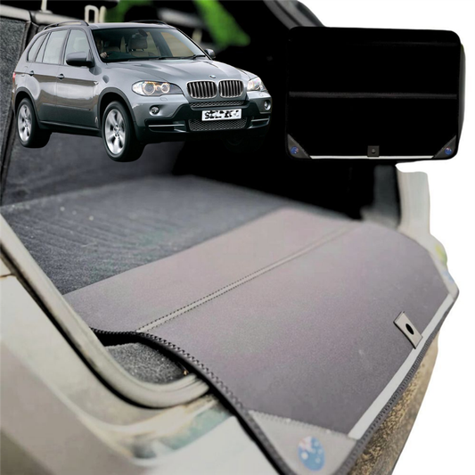 Rear Cargo Boot Bumper Protector for BMW X5 2007 - 2013 (E70) - XL (98 x 55) - Black