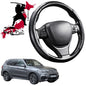 Black Samurai Segmented Steering Wheel Cover for BMW X5 2013 - 2018 (F15 F85)