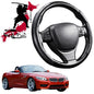 Black Samurai Segmented Steering Wheel Cover for BMW Z4 Roadster 2009 - 2018 (E89)