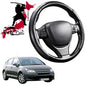 Black Samurai Segmented Steering Wheel Cover for Citroen C4 2004 - 2010