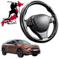 Black Samurai Segmented Steering Wheel Cover for Citroen C4 2010 - 2020 B7