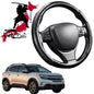 Black Samurai Segmented Steering Wheel Cover for Citroen C5 Aircross 2017 - Current C84