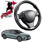 Black Samurai Segmented Steering Wheel Cover for Citroen C5 X 2022 - Current