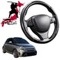 Black Samurai Segmented Steering Wheel Cover for FIAT Abarth 595 595C  - Current