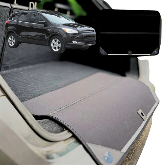 Rear Cargo Boot Bumper Protector for Ford Escape 2013 - 2019 ZG - XL (98 x 55) - Black