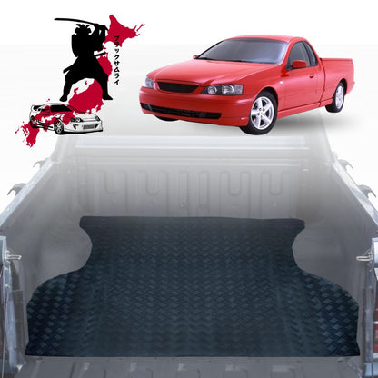 Black Samurai UTE Tub Mat Tray Liner for Ford Falcon 2002 - 2008 Ute Single Cab (BA BF)