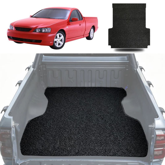 Honeycomb UTE Tub Mat Tray Liner for Ford Falcon 2002 - 2008 Ute Single Cab (BA BF) - Black