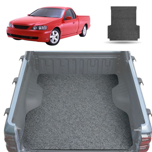 Honeycomb UTE Tub Mat Tray Liner for Ford Falcon 2002 - 2008 Ute Single Cab (BA BF) - Grey