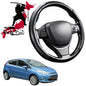 Black Samurai Segmented Steering Wheel Cover for Ford Fiesta 2008 - 2018 (WT WZ)