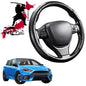 Black Samurai Segmented Steering Wheel Cover for Ford Focus 2011 - 2018 LS, LW,LW MKII, LZ
