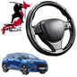 Black Samurai Segmented Steering Wheel Cover for Ford Puma 2019 - Current JK