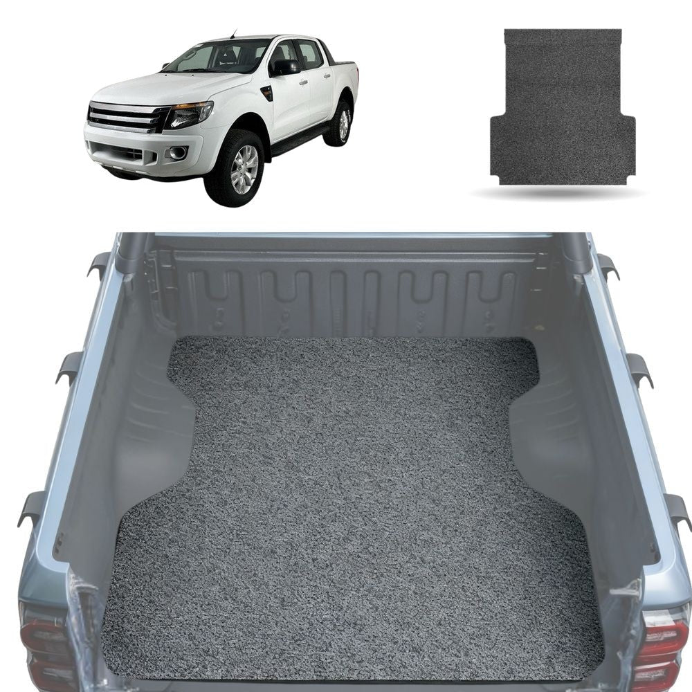 Honeycomb UTE Tub Mat Tray Liner for Ford Ranger 2012 - 2015 (PX Dual Cab Ute) - Grey