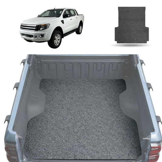 Honeycomb UTE Tub Mat Tray Liner for Ford Ranger 2012 - 2015 (PX Dual Cab Ute) - Grey