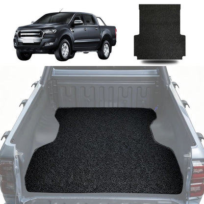 Honeycomb UTE Tub Mat Tray Liner for Ford Ranger 2015 - 2018 (PX2 Dual Cab Ute) - Black