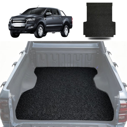 Honeycomb UTE Tub Mat Tray Liner for Ford Ranger 2015 - 2018 (PX2 Dual Cab Ute) - Black