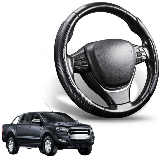 Segmented Steering Wheel Cover for Ford Ranger 2015 - 2018 (PX2 Dual Cab Ute)