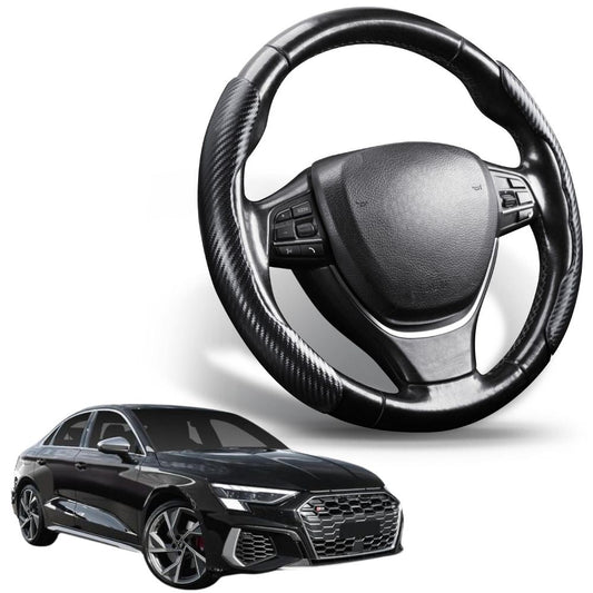 Segmented Steering Wheel Cover for Audi A3 S3 RS3 2013 - 2021 8V