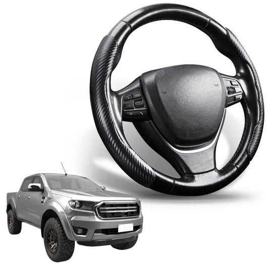 Segmented Steering Wheel Cover for Ford Ranger 2018 - 2022 (PX3 Dual Cab Ute)