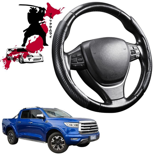Black Samurai Segmented Steering Wheel Cover for GWM Haval Great Wall Cannon Ute 2019 - Current NPW