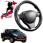 Black Samurai Segmented Steering Wheel Cover for GWM Haval Steed Dual Cab 2017 - 2022 (Wingle 6)