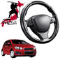 Black Samurai Segmented Steering Wheel Cover for Holden Barina 2011 - 2018 (TM)