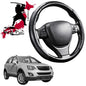 Black Samurai Segmented Steering Wheel Cover for Holden Captiva 5 2015 - 2018 CG II