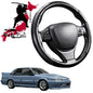 Black Samurai Segmented Steering Wheel Cover for Holden Commodore 1978 - 1988 (VB VC VH VK VL)