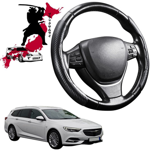 Black Samurai Segmented Steering Wheel Cover for Holden Insignia 2014 - 2017