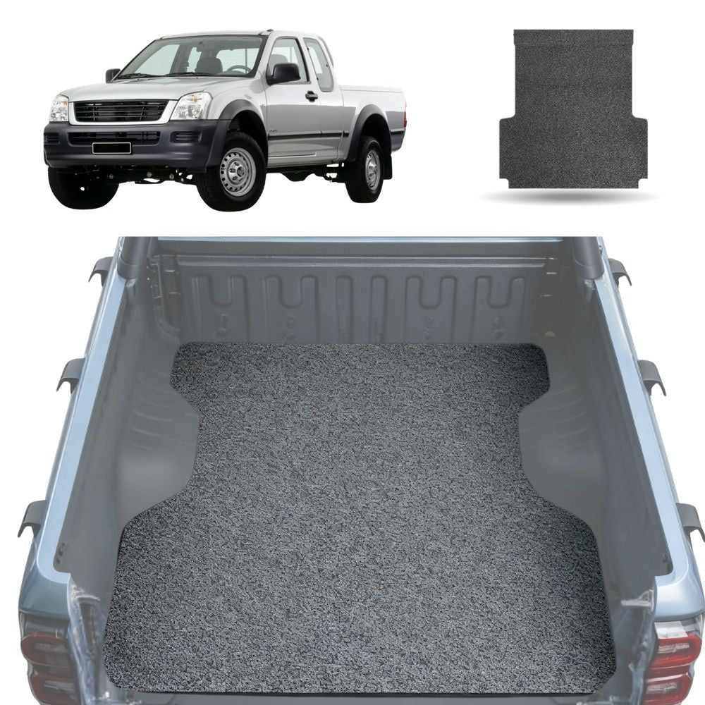 Honeycomb UTE Tub Mat Tray Liner for Holden Rodeo 2003 - 2008 (2-Door Regular Cab and Extended Cab) - Grey